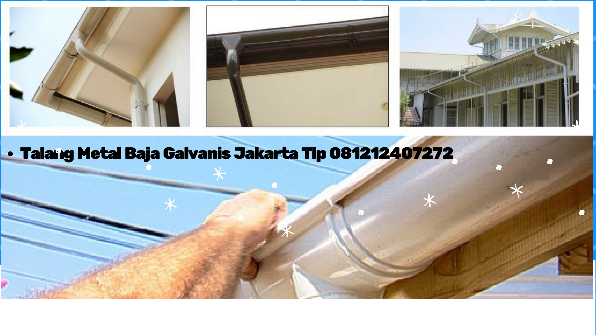 Harga Jual Talang Air Metal  Baja Galvanis Tlp 081212407272 